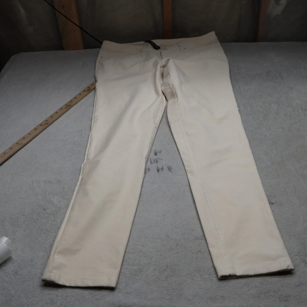 Lululemon Pants Mens 36x35 White ABC Skinny Chino Casual Outdoor Golf Minimalist